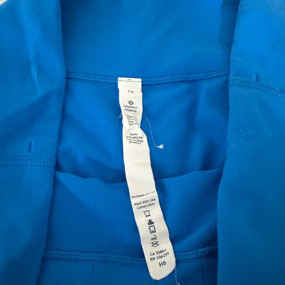 EUC Lululemon Blue Track/Yoga Pants - Picture 3 of 3